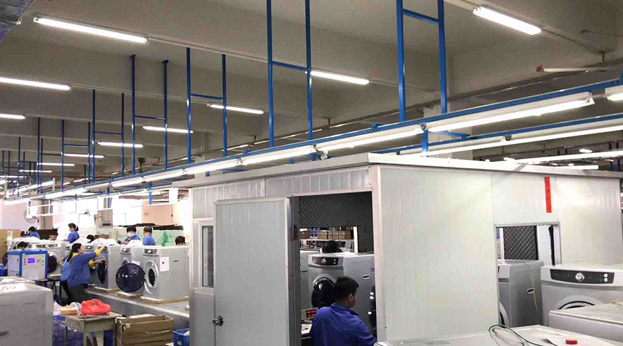 金環(huán)電器如何保證客戶收到的滾筒干衣機運行時無異響？