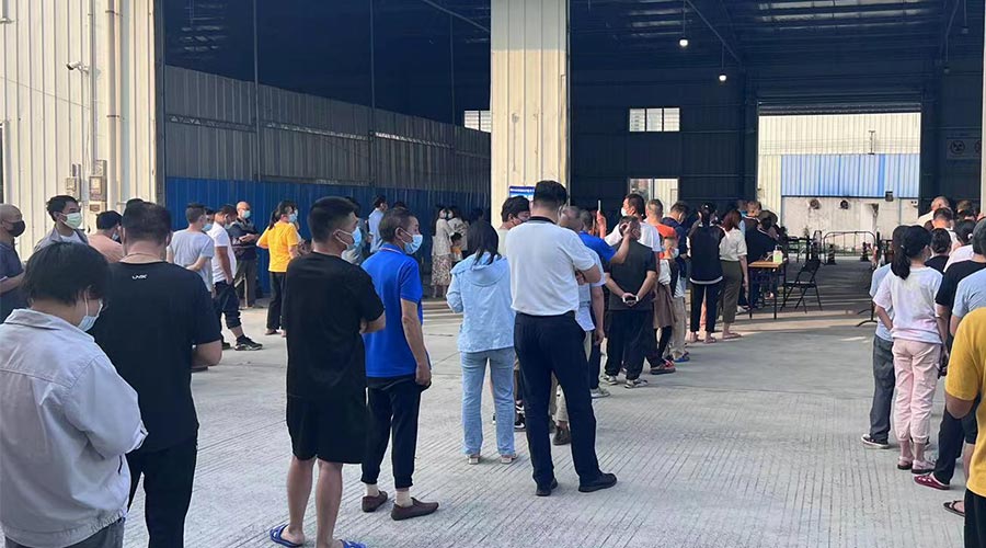 支援防疫是責(zé)任！金環(huán)電器助力鶴山核酸檢測(cè)