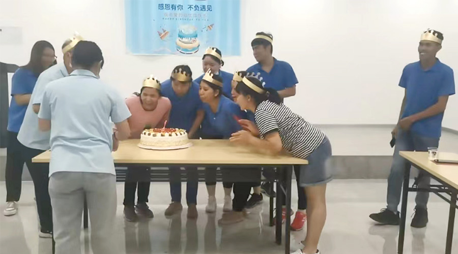 金環(huán)電器6月份員工生日會  美好如約而至！