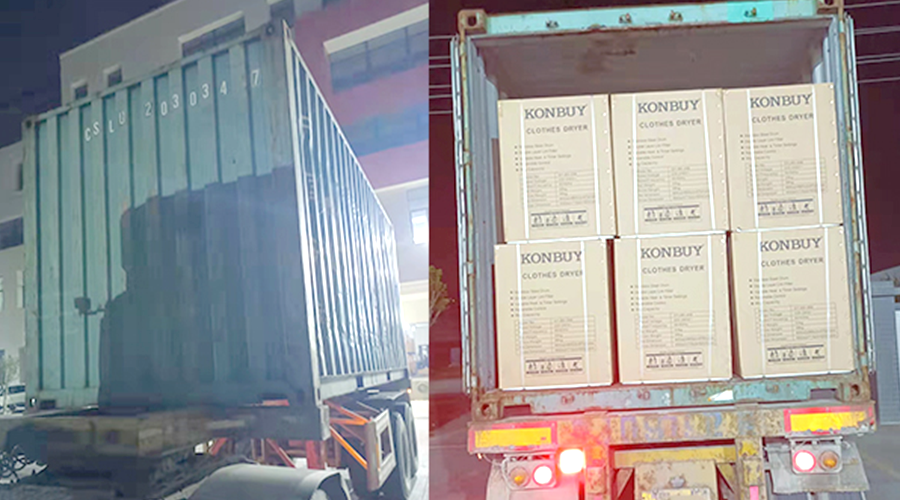 國內(nèi)外市場“兩開花”！康標(biāo)滾筒干衣機(jī)出貨到國外