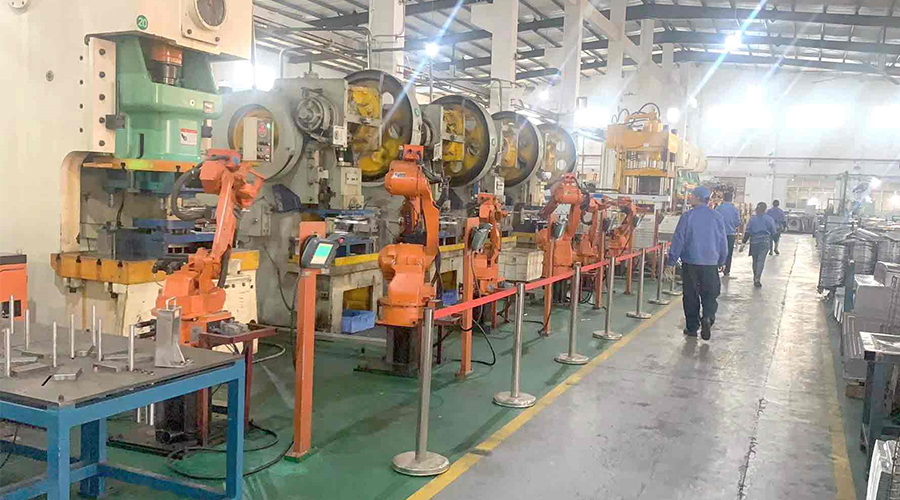 揭秘金環(huán)電器滾筒干衣機(jī)沖壓自動化生產(chǎn)是如何進(jìn)行的？